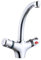 Thermostat de lavabo, robinet de cuisine avec thermostat, robinet basse pression, robinet de baignoire, thermostat, deux poignées, 290 mm