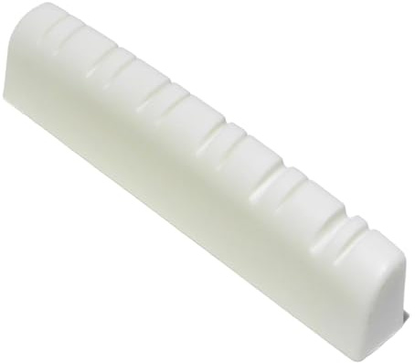 Twelve string guitar top nut 48mm x 6mm White Graphite Compound