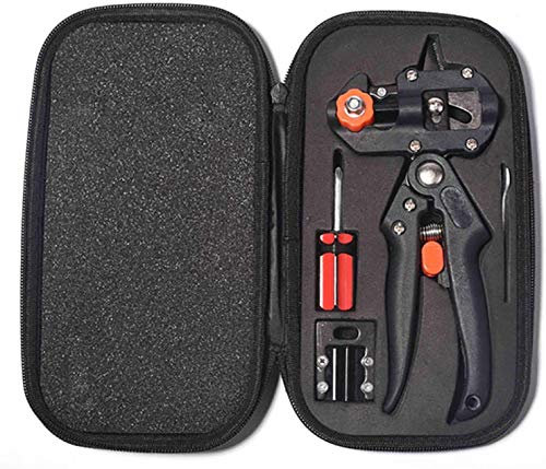 CCKUHN Tijeras de podar, Tijeras de podar, Tijeras de Mano, Tijeras de podar, Tijeras de injerto, Herramientas de jardinería, Tijeras de podar 2 en 1, Tijeras de injerto, Tijeras de árbol