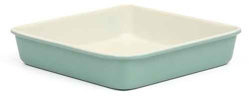 Martha Stewart Gallen 9 Inch Square Nonstick Carbon Steel Cake Pan - Teal