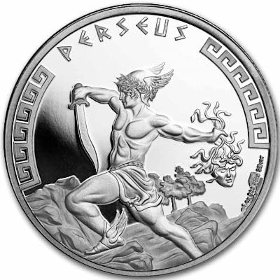 Generisch 1 Unze Silbermünze Perseus Heroes of Greek Mythology 2023 Auflage: 7.500 Stück ! 1 Oz Silber Silver Coin