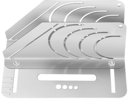Qianly Précision 45 ° Isolation En Caoutchouc Cutter Mousseuse de Coupe En Mousse Tipe de Coupe, pour Un Tuyau de 60