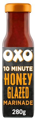 OXO Honey Glazed Marinade, Sweet & Savoury Flavour Enhancer, 280 g (1-Pack) | Ideal for Grilling & Roasting, Versatile for Meats & Veggies, Ready in 10 Minutes, No Artificial Preservatives