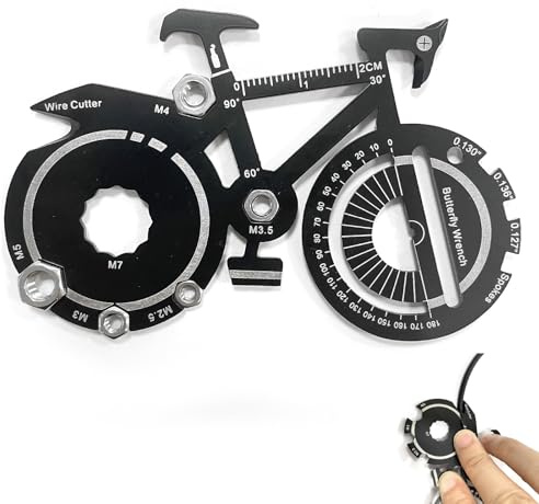 Lsydgn Abrebotellas De Bicicleta, Bicicleta Llavero Ciclista, Regalo De Cumpleanos Para Ciclistas, Hipsters Y Amadores De Bicicletas, Abridor De Cerveza Para Destornillador,Regla,Senderismo,Escalada