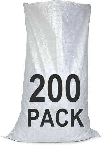 Extra Strong Rubble Sacks – Heavy Duty Woven Polypropylene Bags (WPP) – 50 PACK - Industrial-Grade, Reusable, Tear-Resistant, Weatherproof – Premium Quality for Builders, Garden & DIY Use