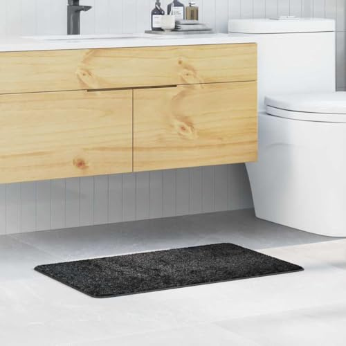 Genérico Estera de baño Gris Oscuro 50 x 80 cm Polipropileno,Casa y jardín,Accesorios para el baño,Alfombras y esterillas de baño,Gris,0.6 KG,4019824