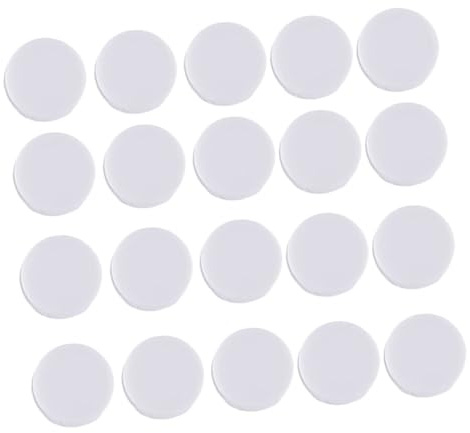 Alipis Lot de 50 Boîtes à Hochet Ovales Blanches 15mm pour Garçon Et Filles Insert Couineur Plastique Sûr, Kit Réparation Jouets Bébé, Accessoires Bricolage Motricité Et Éveil Sonore
