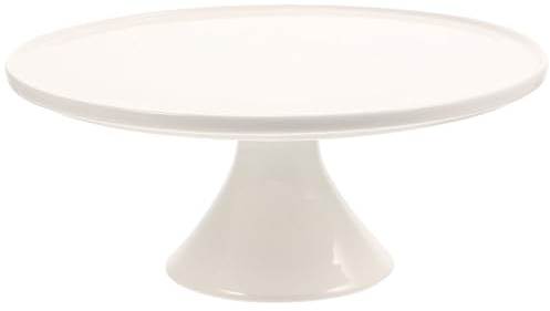 ULTECHNOVO Piatto per Torta Rotondo in Ceramica Base Antiscivolo, Alzata Dolci per Esposizione di Muffin e Pasticcini a Tavoli per Feste e Cerimonie