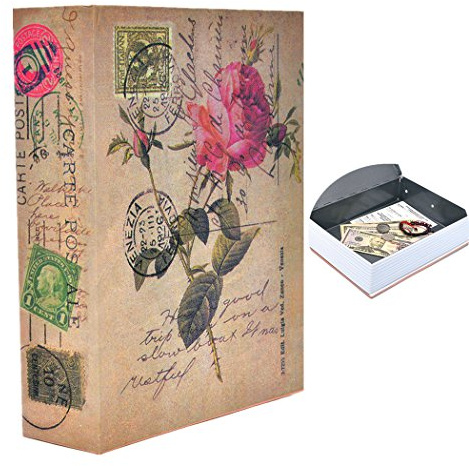 Geld-sichere Bücher Portable verstecktes sicheres Buch mit Kombinationsschloß für sicheres Geld-Speicher Größe L: 26.5 * 19.7 * 6.5cm - 10.5 * 7.8 * 2.6in