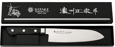 Damasco Coltello Santoku coltello da cucina DSS Sword Smith Made In Japan HRC 61 – 62 lama 18 cm 69 strati