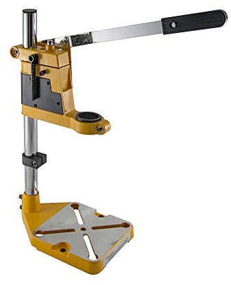 Hoteche Soporte para taladro, Naranja Y Metal