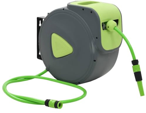 vidaXL Schlauchaufroller Automatisch 30+2m Wasserschlauch Schlauchtrommel