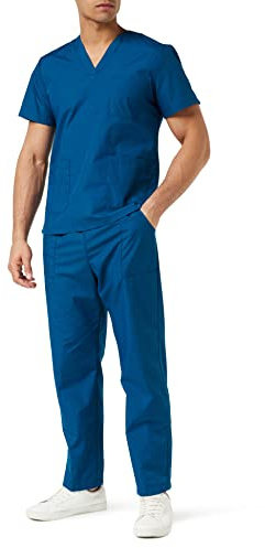 Misemiya - Ensemble Uniformes Unisexe Blouse - Uniforme Médical avec Haut et Pantalon - Ref.6801-6802 - Large, Bleu marine 68