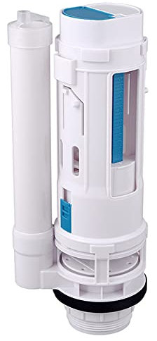 Toilet Drain Valve Double Button, Toilet Flush Buttons Dual Flush Water Saving Chrome for Ideal Cistern Tank