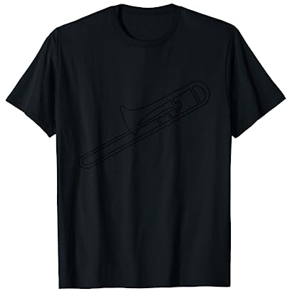 Posaunist Trombone Blechbläser Posaune Herren T-Shirt