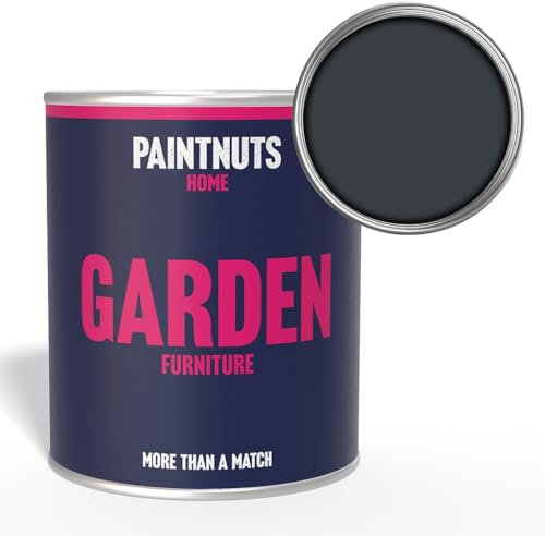 Paintnuts Garden Furniture Paint - RAL-7016 - ANTHRACITE GREY Matt 500ml Tin