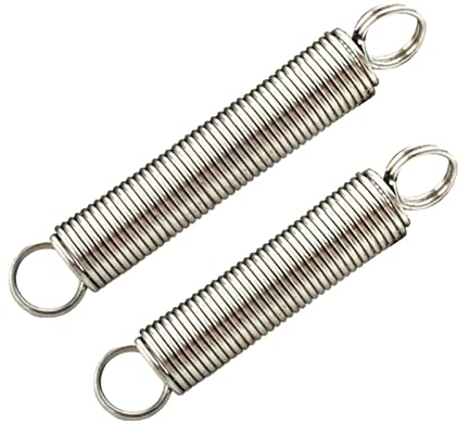 Zugfeder, Federstifte, Ersatzfedern, 5 Stück, Drahtdurchmesser 0,3 mm, Edelstahl-Zugfedern mit geschlossenem Ring, Außendurchmesser 3 mm, zylindrische spiralförmige Rückzugsfedern, Länge 10–120 mm, op