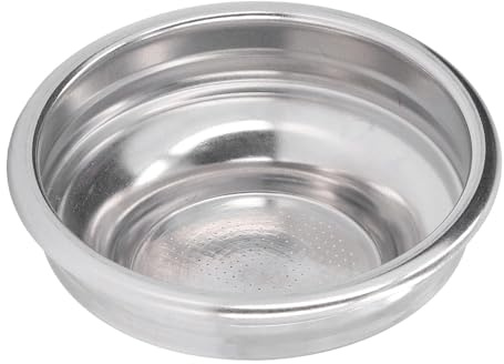 Cesta de filtro de 58 mm, dos filtros portátiles de 58 mm filtro de café de acero inoxidable 1 taza de cesta de filtro de café concentrado doméstico cesta de filtro portátil de café concentrado