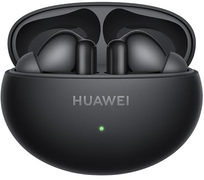 HUAWEI FreeBuds 6i, Intelligent Dynamic ANC 3.0, Punchy Bass, Fast Charging, Longer Listening, Distraction-Free Calling, IP54 Sweat- and Water-resistance, Dual-Device Connection, Black