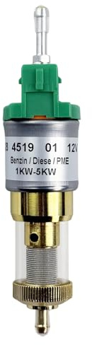 Heizungs-Kraftstoffdosierpumpe, 22451901 1KW-5KW Standheizung Dosierpumpen mit Abnehmbarer Transparenter Abdeckung, DC12V Geräuscharm Kraftstoffdosierpumpe für Eberspacher Airtronic D2 D4 (28ml)