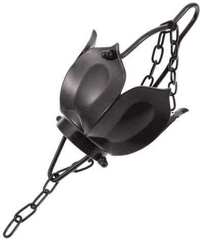 Hemobllo Chaîne de Pluie Décorative et Attrait Esthétique Drainage Rapide en Alliage D'aluminium Noir pour Gouttières pour Jardins et Cours