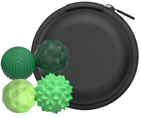 Magnetische Fidget Toys,Fidget-Bälle Magnetspiel,Magnetische Fidget-BäLle Aus Silikon,Silikon Sensorik Spielzeug mit Silikonhülle für Erwachsene & Kinder,Stressabbau & Entspannung,Grün,4 stück