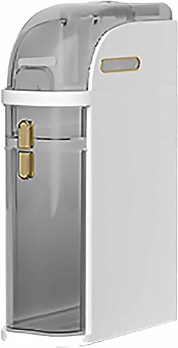 Armario de 4 niveles con cajones para papel higiénico de pie, torre de almacenamiento estrecha y delgada para baño, cómoda de esquina, organizador vertical para pañuelos y artículos esenciales