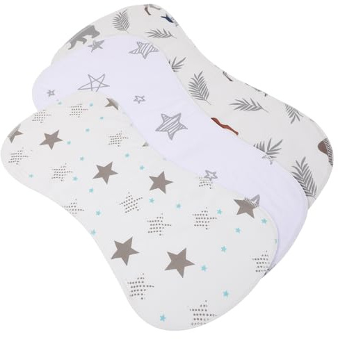 Hemobllo 3 Piezas Paño Para Eructar De Algodón Absorbente Para Niña Pañitos Para Eructar Para Bebés Pañitos De Algodón Para Bebés Para Alimentación