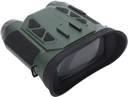 Sxhlseller Binocolo Digitale con Fotocamera, Fotocamera Video 4K da 48 MP con Zoom Digitale Ottico 8X 16X, Binocolo WiFi per Visione Notturna per Concerti di Viaggio di Birdwatching (GREEN)
