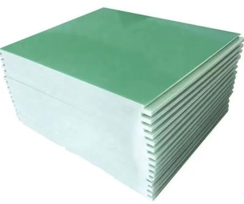 Placa de fibra de vidrio y resina epoxi, 1 placa de resina epoxi FR4 verde agua de 0,5 mm de grosor, 3240 FR-4, fibra de vidrio 3D.(235x235mm)