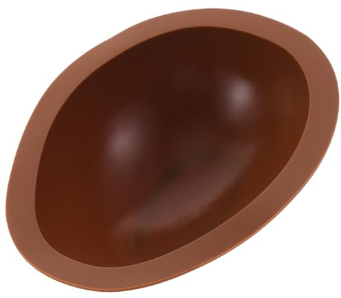 Cabilock Molde de Silicona Flexible para Huevos de Pascua 10 Cm, Resistente al Desgarro, Antiadherente, Apto para Horno, Molde para Chocolate y Dulces, Adecuado para Repostería y Juegos