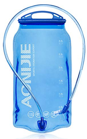 Win.Deeper 1 L/1,5 L/2 L/3 L TPU/PEVA vattenväska, vikbar TPU vattenväska, sport, vätskeblåsa för utomhuslöpning, camping, vandring, klättring (3L-PEVA)