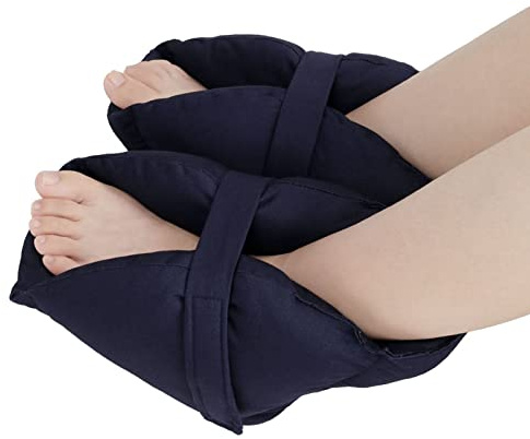 Anti-dekubitus Fersenschutz, 1 Paar Anti-dekubitus Ulcus Fersenschutz Kissen, Fuß-support Pillow Für Druckentlastung Und Fersengeschwür, Fußpflege Fersenpolster Für Bettlägerige Patienten,Blue