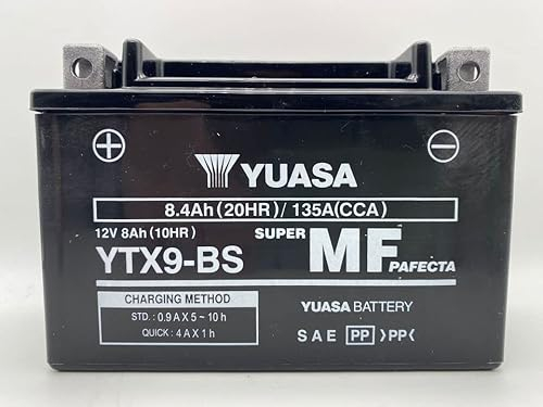 Yuasa Batterie YTX9-BS Ersatzakku für Suzuki VS GL Intruder (VS52A) 800 2000-2004