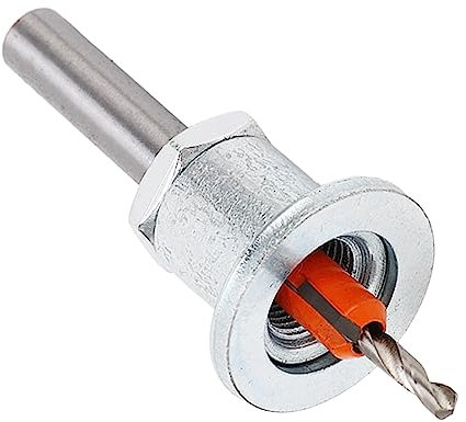 Countersink Drill Bit, Adjustable Depth Countersink Bits Self Centering Drill Bit 3. 5 X 8mm Alloy Steel Silver Taper Limit Woodworking Drill, Countersink Drill Bit Plug