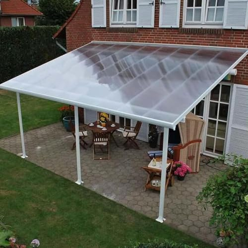 Polycarbonatplatten Dachplatten aus Polycarbonatplatten, durchsichtige Acryl-Kunststoffplatte, Dachverkleidung, Gewächshaus-Schuppenüberdachung, UV-Schutz, regenfeste Markisenabdeckungen für den Auße
