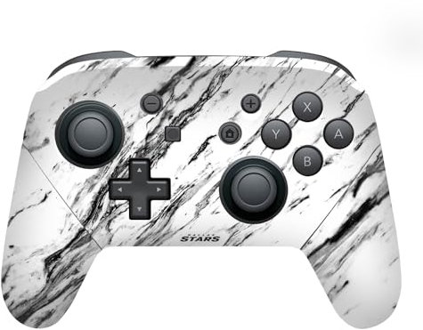 Head Case Designs Offizielle NHL Marmor Dallas Stars Vinyl Haut Gaming Aufkleber Abziehbild Abdeckung kompatibel mit Nintendo Switch Pro Controller