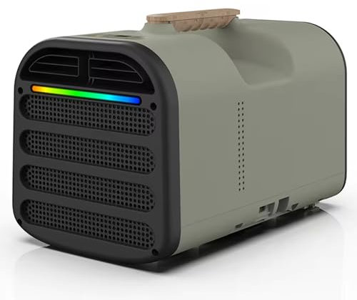 XGXHIN Condizionatore da Tenda, Condizionatori Portatili a Raffreddamento Rapido da 5200 BTU, Condizionatore da Esterno a Basso Consumo energetico da 450 W, 4 modalità Adattabili, per Camper, Auto