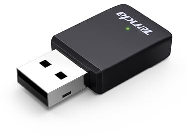 Tenda AX900 Adattatore USB Chiavetta Wi-Fi 6 per PC fisso, Dual Band 5G/2.4G, Soft-AP, MU-MIMO, WPA2, Windows 7/10/11, U11