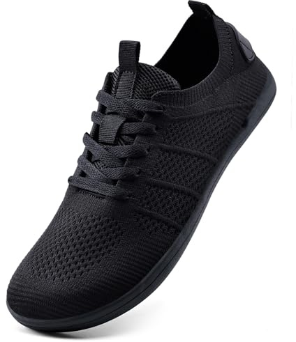 IceUnicorn Breite Barfuss Schuhe Damen Barfußschuhe Leichte Zero-Drop Atmungsaktiv Unisex Herren Minimalistische Outdoor