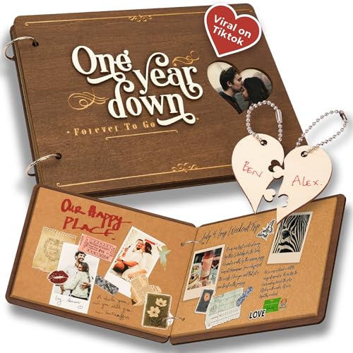 Stofinity regalo 1-Year Boyfriend Incontri Idee, Carta per lui, 1-Album per lanniversario dellanno
