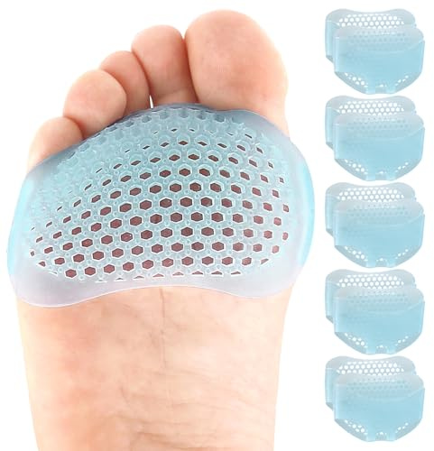 Mittelfußpolster für Fußpolster, 5 Paar, lindern Schmerzen bei Metatarsalgie, Neuroma, Atrophie