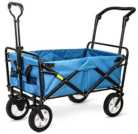 Chariot de plage - Charge lourde - Chariot de jardin pliable - Chariot de transport - Chariot de jardin - Chariot pliable - Camion - Brouette