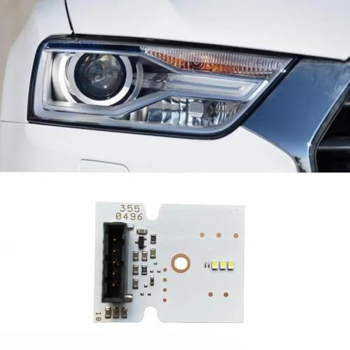 Ixaundd Phares Panneaux LED 8U0941475C Pour Q3 2016 2017-2018 8U0941475B Phares Au Xénon Feux De Jour Panneau LED Module DRL Phare Avant(La gauche)