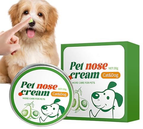 Balsam für Hundenase, getrockneter Nasenbalsam, Nasenbalsam für Haustierbalsam Balsamo feuchtigkeitsspendender Balsam für natürliche Nase, Hunde für schnelle Absorptionshunde, Hunde, Welpen und Katzen