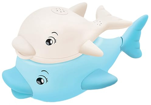 Arroseur Baleine Jouet de Bain, Pulvérisateur De Bain pour Le Bébé pour Baignoire, Fontaine De Jeu Éducatif Interactif avec De La Musique Légère pour Les Jeux d'eau La Piscine Le Jardin