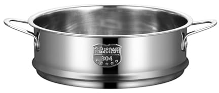 BinaryABC Stainless Steel Dumpling Steamer Basket for Pot,16cm Steamer Insert for Food Veggie Rice Noodle Roll (6.29INCH) | 304 Steel to Resist Rust.A Sealed Brim Allows Ssecure Stacking to Steam Dumplings,Veggies,or Buns with Easy Lifting