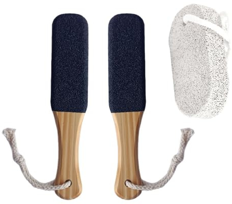 3 st pimpsten för fötter, premium exfoliator och fotfil, fotskrubbare och exfoliator, förhårdnader borttagare, fotfil för män och kvinnor för exfoliering