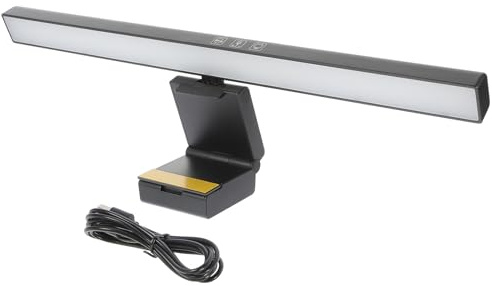 GARIOUANS Barra Luminosa LED per Monitor Computer Controllo Touch Dimmerabile Tecnologia Anti Luce Blu Flicker-Free USB Montaggio Salvaspazio per Laptop e Scrivania