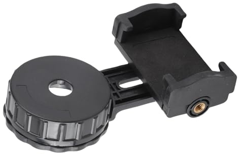 Taidda Connecteur Binoculaire pour Appareil Photo de Téléphone avec Grand Bouton de Verrouillage, Fixation Facile de L'oculaire, Adaptateur de Télescope Portable pour Smartphone, adapté aux Amateurs